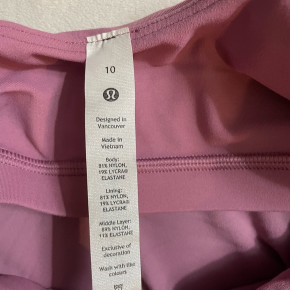 NWT Lululemon Thong Align Bodysuit Removable Bra Pads Velvet Dust Size 10 - Picture 8 of 11